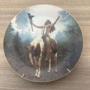 Hamilton Collection Deliverance Collector Plate Mystic Warriors Chuck Ren 1992